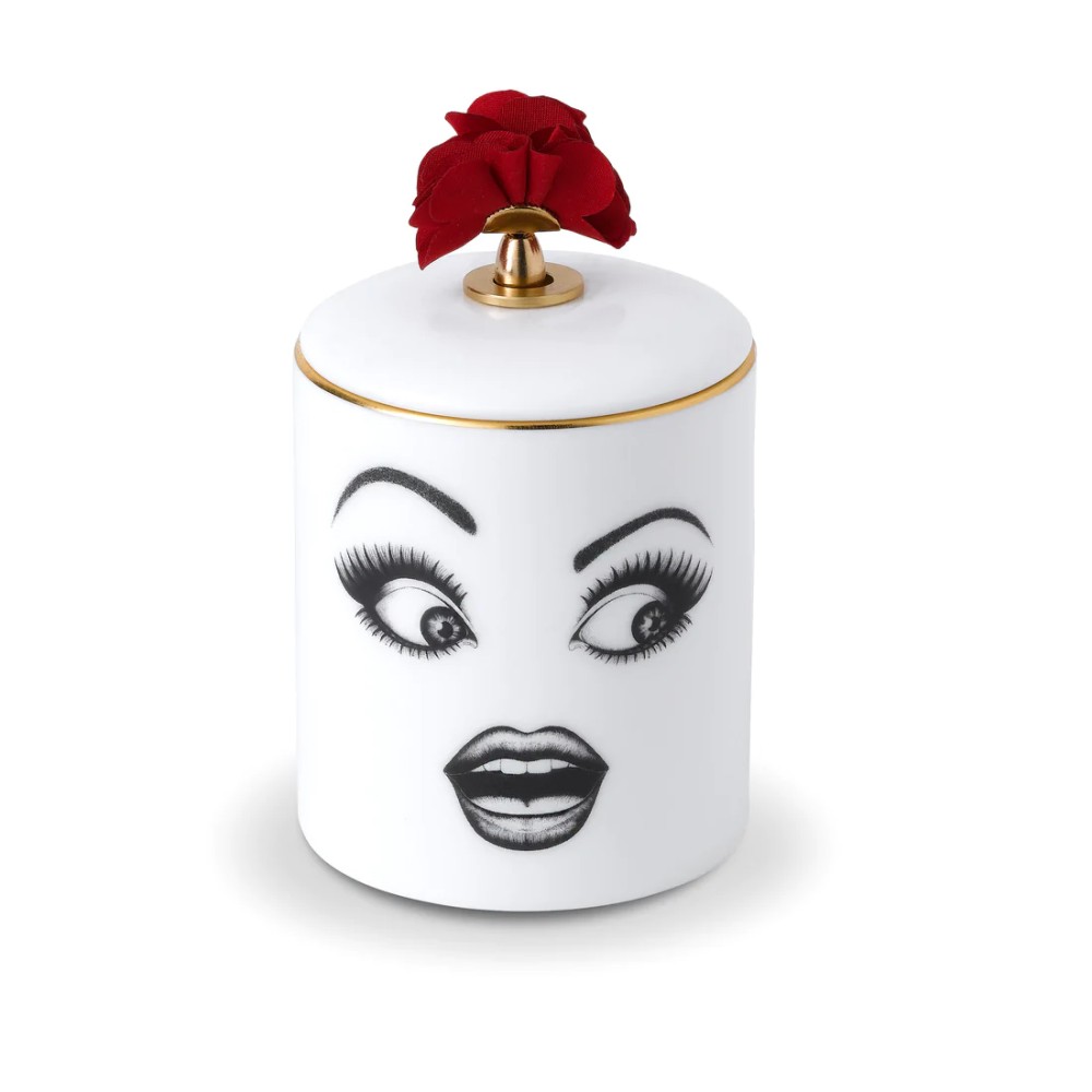 Scented candle “The Prankster” gilded with gold